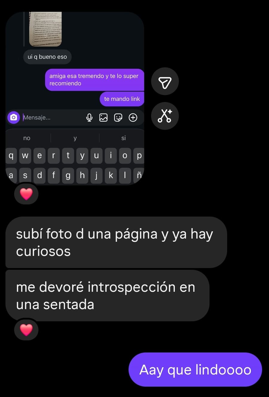 Comentario real sobre FOCO, captura 1